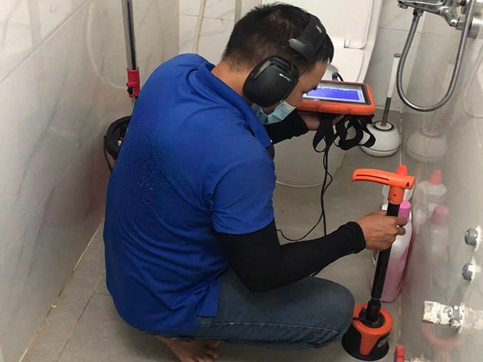 Siêu âm xử lý rò rỉ nước âm